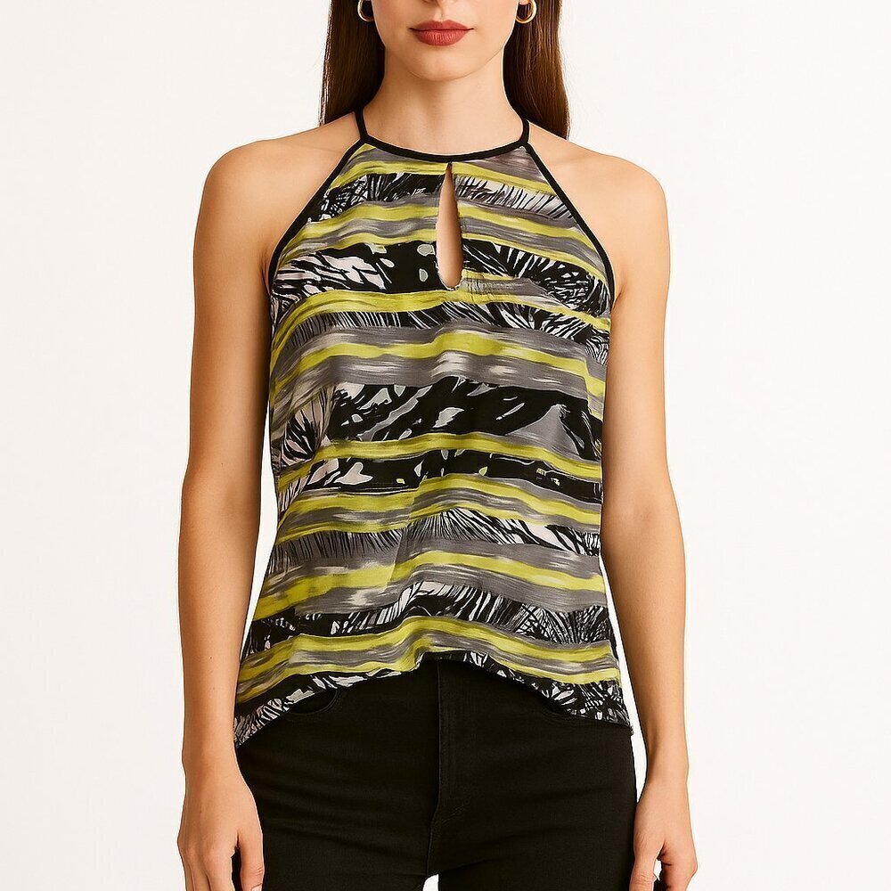 Parker Jezebel Silk Cami Halter Style Tank Top NWT